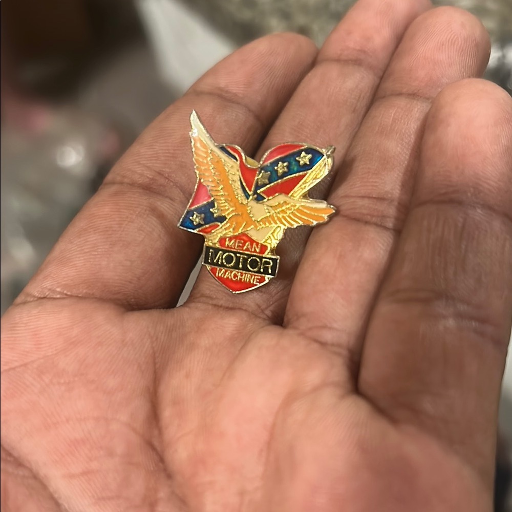 Eagle Heart Enamel Pin Harley Davidson collectible pin